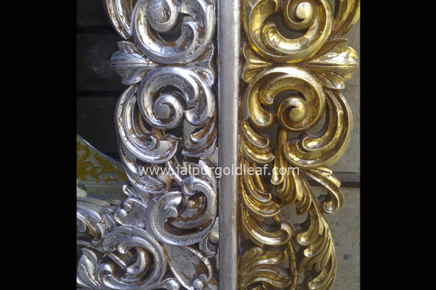 Gold and silver leafing at Antique Gold and Silver Leafing, Jaipur — Jaipur Gold Leaf