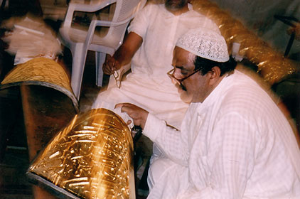 Haji Aziz Khan, founder and mentor of Jaipur Gold Leaf — Jaipur Gold Leaf