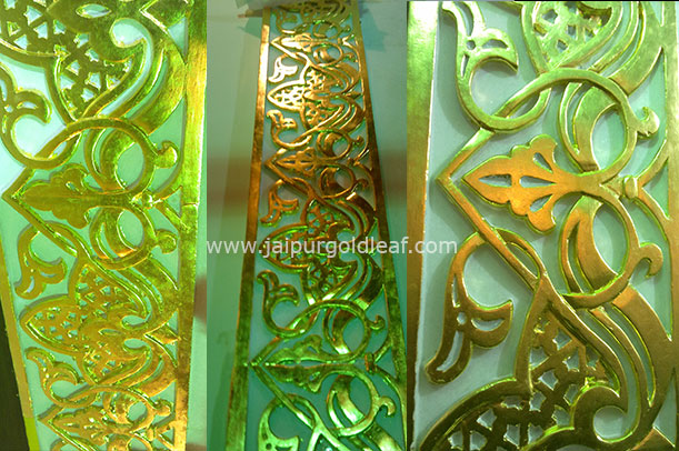 Gold leafing on interiors at 24K Goldleafing in Masjid at Gujarat, Gujarat — Jaipur Gold Leaf