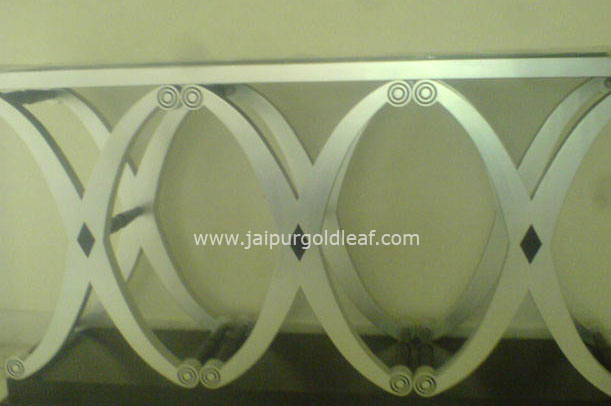 Silver leafing on Table