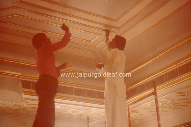 24K Goldleafing palace of Abu Dhabi