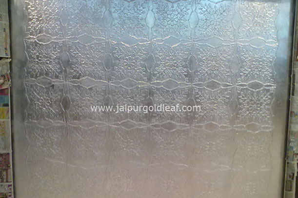 Embosse with Silver Leafing at Restaurent in Jaipur