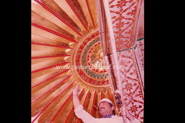 24k Goldleafing Ajmer Dargah Masjid